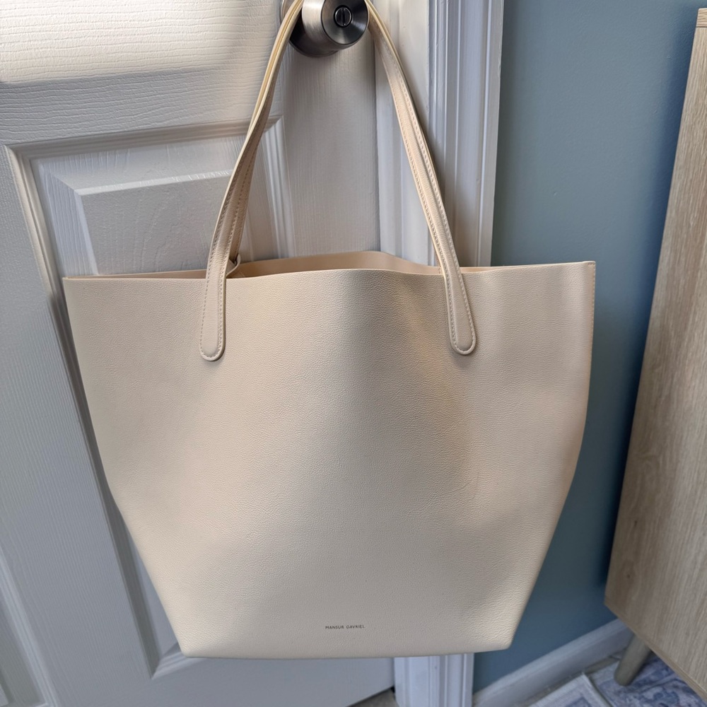 Mansur Gavriel Everyday Soft Tote in Cream - New
